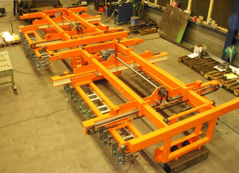 Lasconstructie machineframe